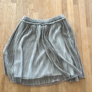 Isabel Marant Etoile metallic knitted mini skirt, gold, Size 34